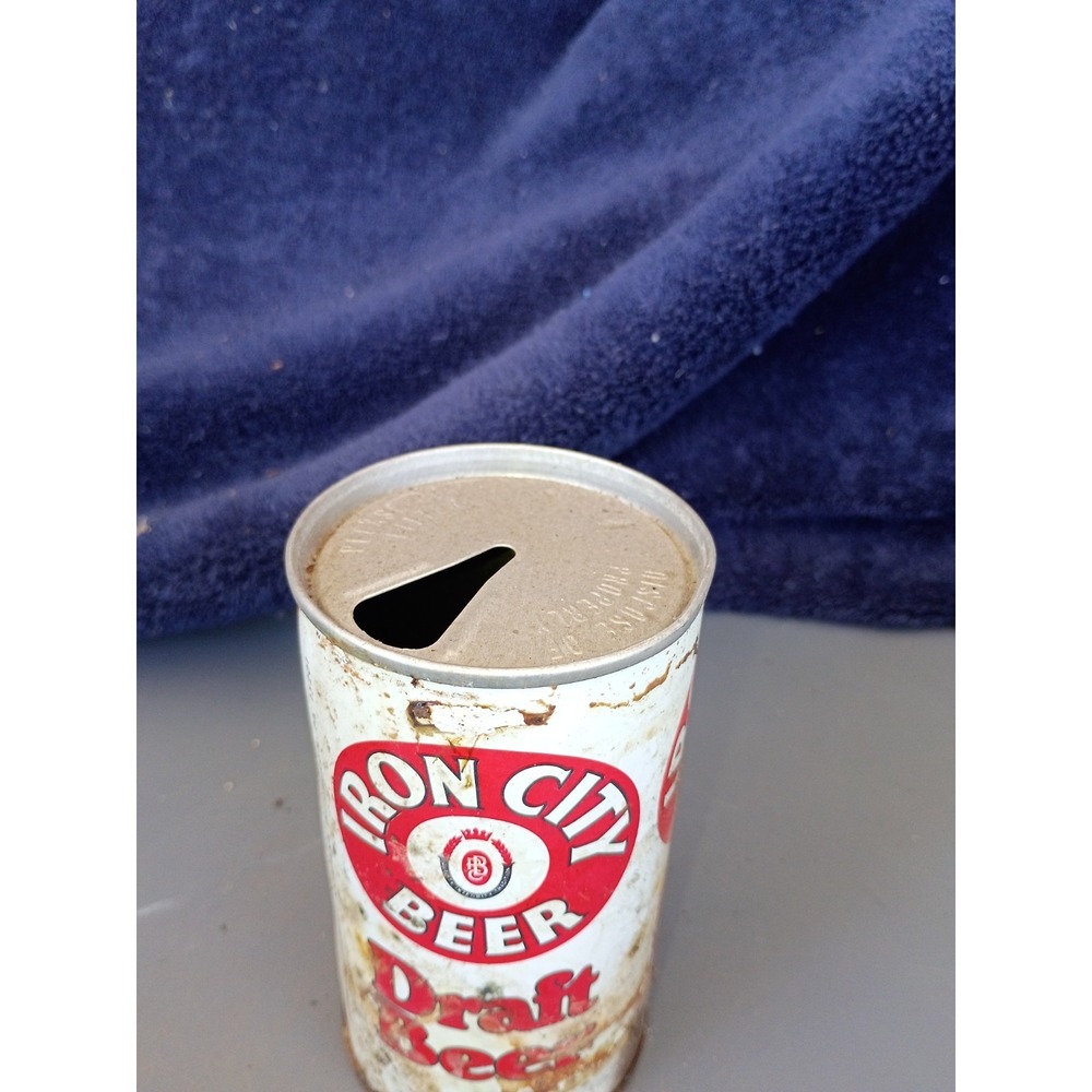 Iron City Draft Beer Empty Lot Of (2) Pull Tab Rustic Pennsylvania 1960-70